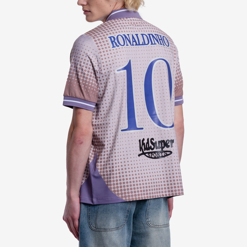 Ronaldinho Cream Soccer Jersey