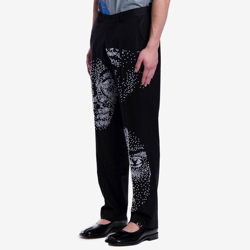 Faces Beaded Suit Pants