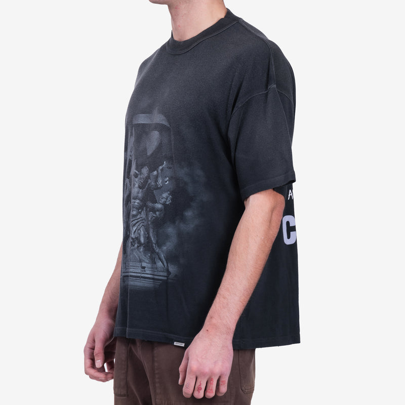 Mens Represent Clothing Atlas T-Shirt in Stained Black