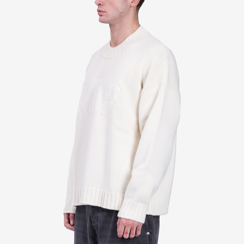 Mens Represent Clothing Rep Sweater in Oat