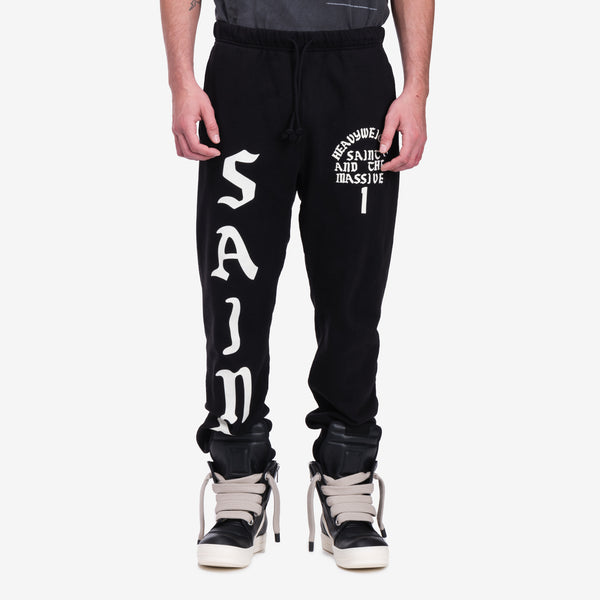 Saint Mxxxxxx Mens Its Saint Sweatpants in Black