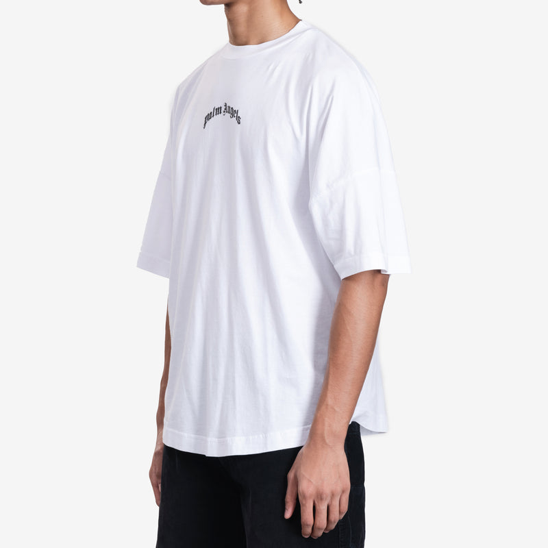 Back Curved Logo Over T-Shirt