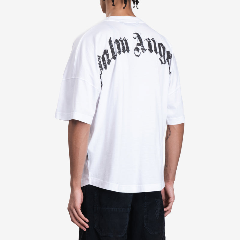 Back Curved Logo Over T-Shirt