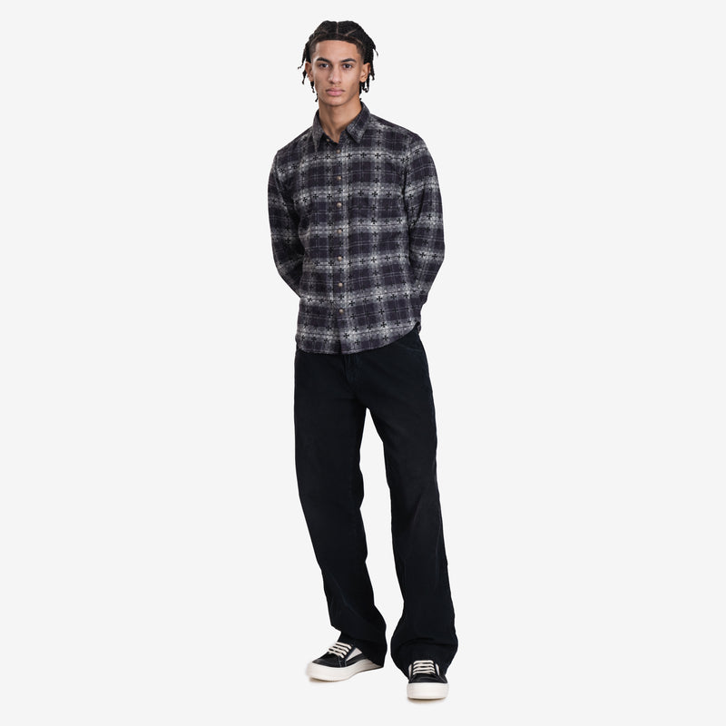 Loose Ends Cross Patch Flannel Shirt