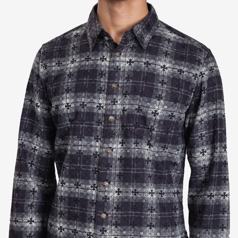 Loose Ends Cross Patch Flannel Shirt