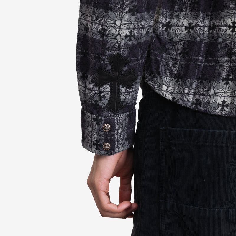 Loose Ends Cross Patch Flannel Shirt