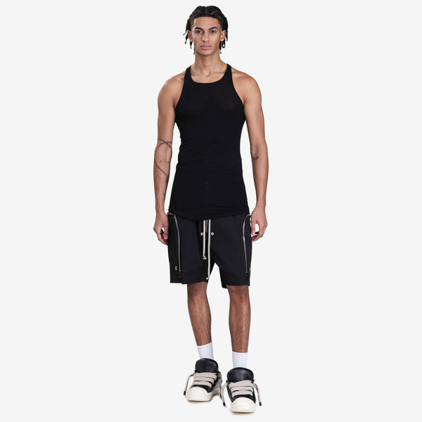 Rick Owens Mens Bauhaus Bela Shorts in Black