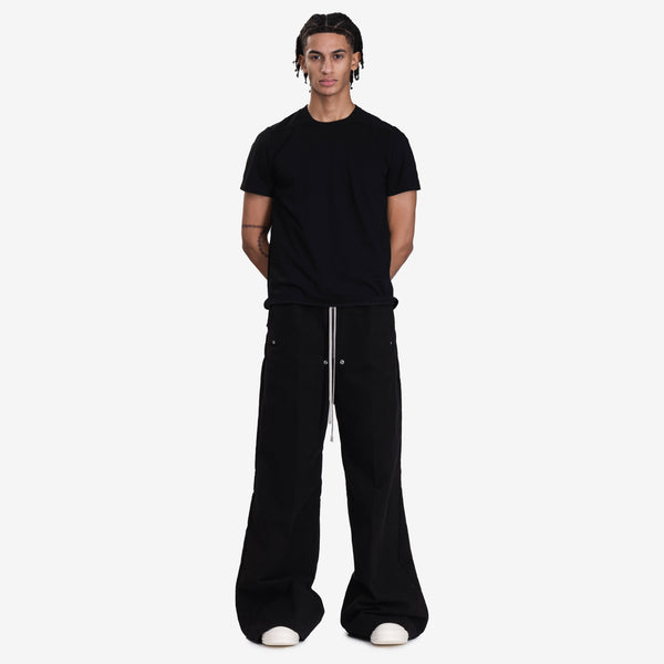 Rick Owens Mens Wide Bela Pants in Black