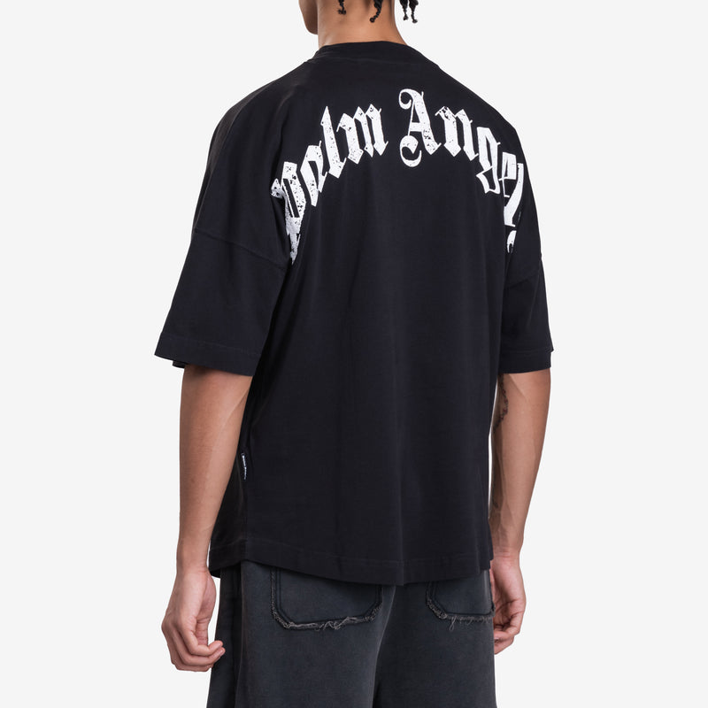 Back Curved Logo Over T-Shirt