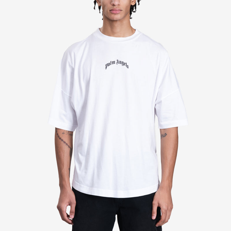 Back Curved Logo Over T-Shirt