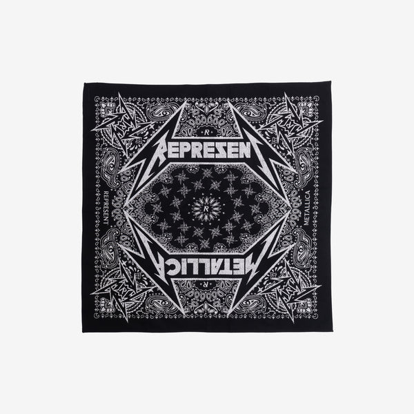 Mens Represent Clo Metallica Bandana in Black