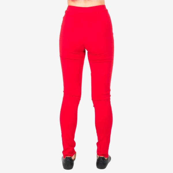 Unravel Project Ben Taverniti - Lace Up Skinny Track Pants in Red