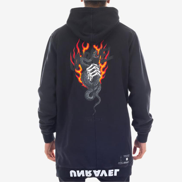 Unravel Project Ben Taverniti - Distorted Snake Hoody in Black