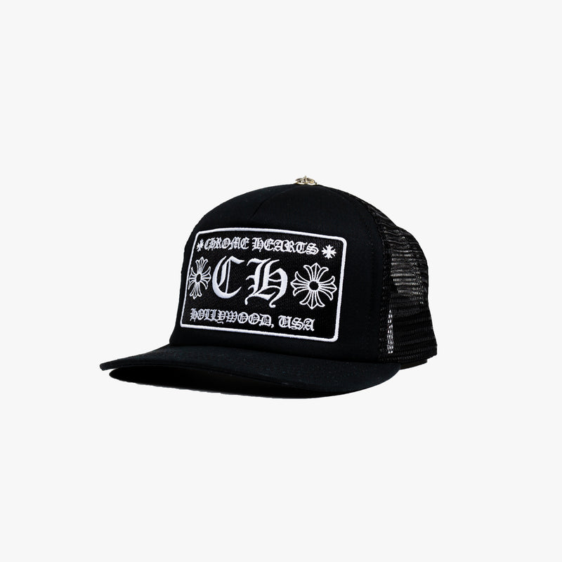 CH Patch Black Trucker Cap