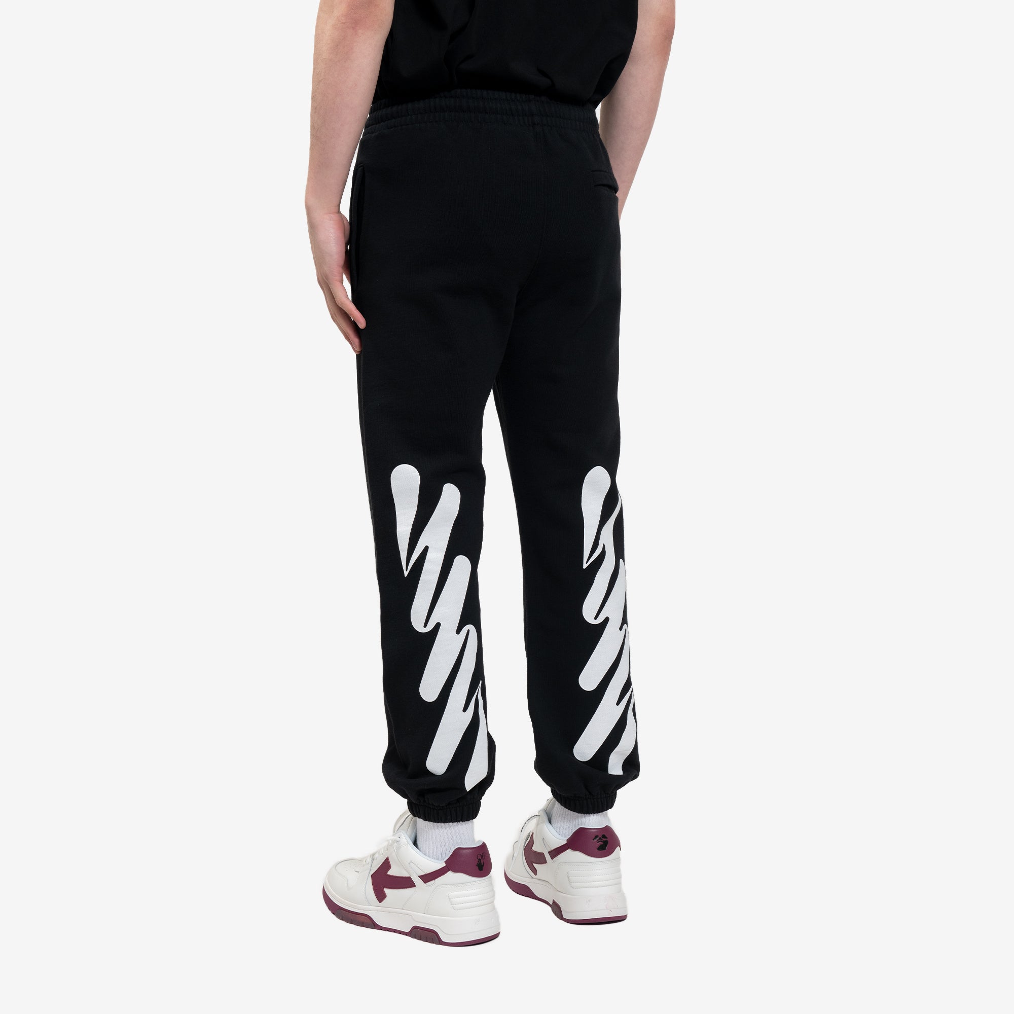 Off-White DIAG HELVETICA SLIM SWEATPANT