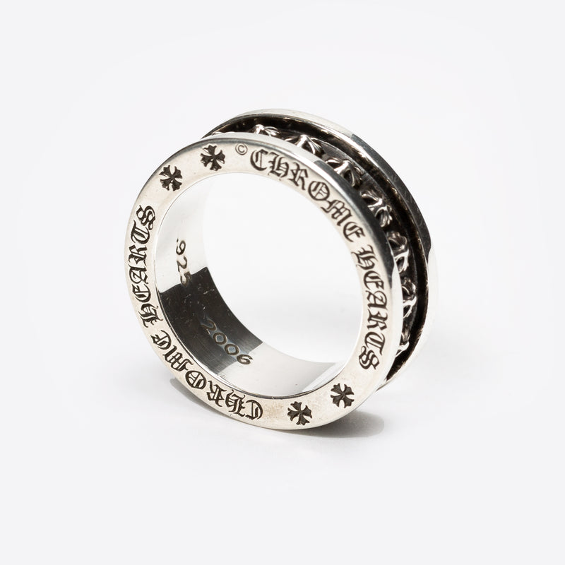 Chrome Hearts Mini CH Plus Sterling Silver Ring