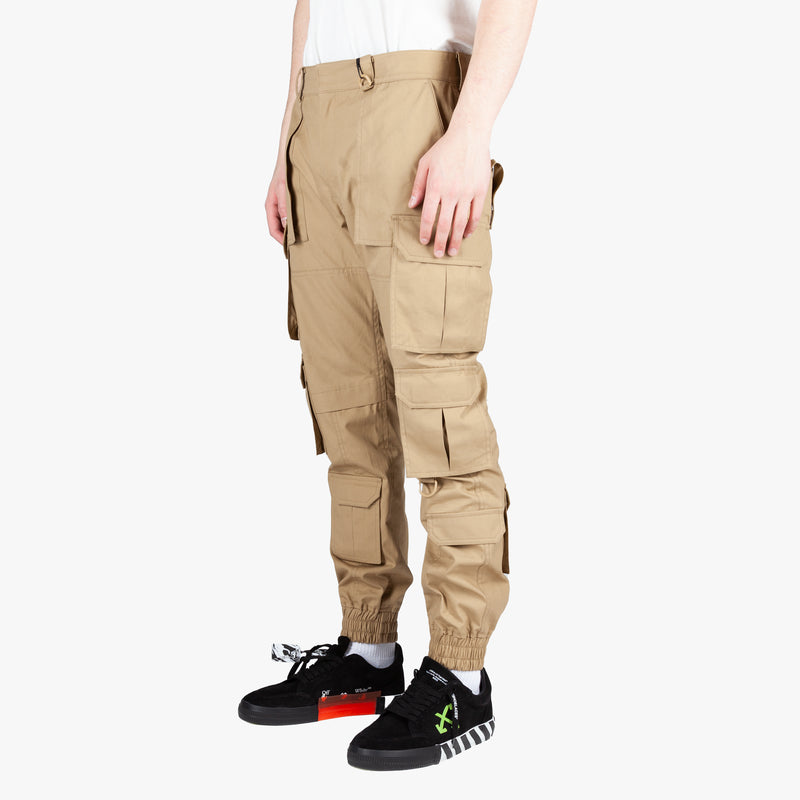 Juun.J - Beige Multicargo Pants in Beige