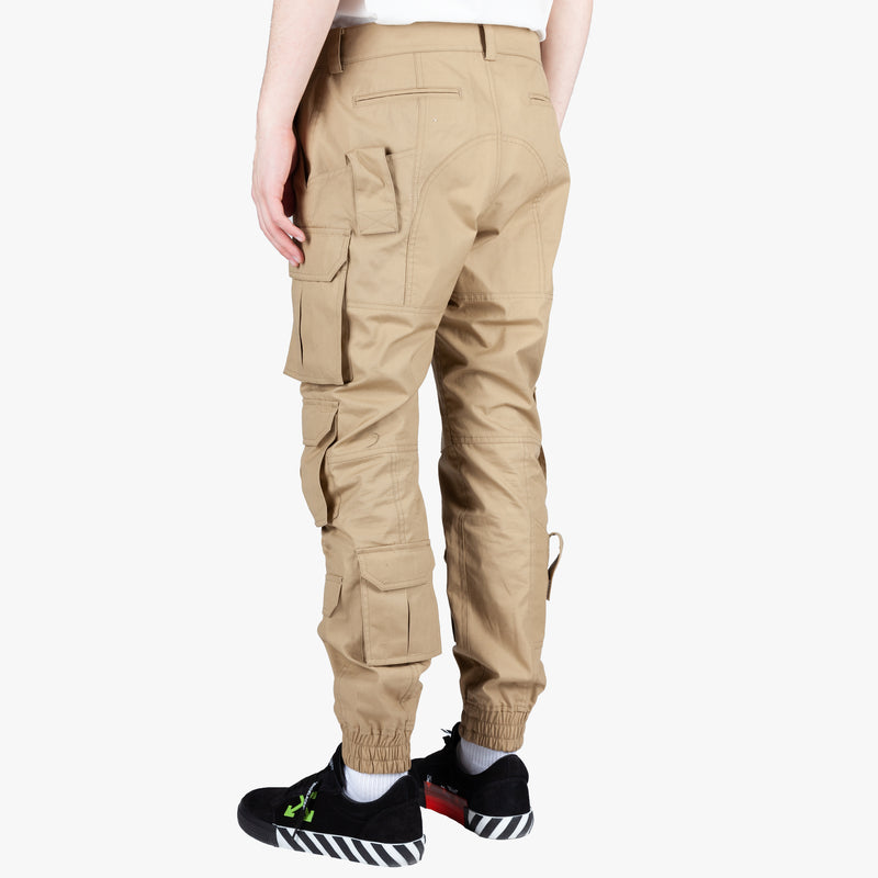 Juun.J - Beige Multicargo Pants in Beige