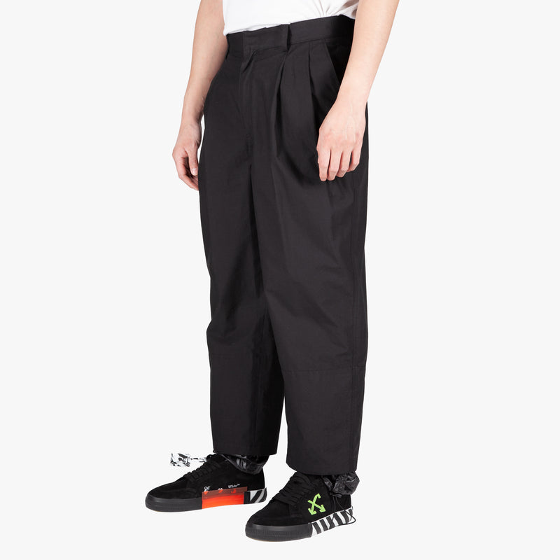 Juun.J - Two Tuck Long Wool Pants in Black