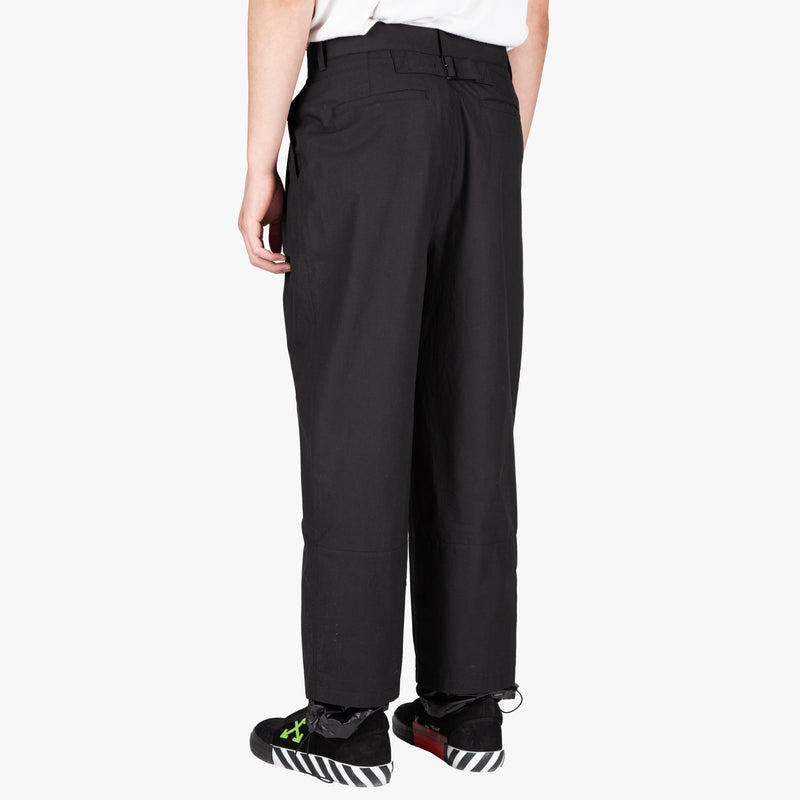 Juun.J - Two Tuck Long Wool Pants in Black