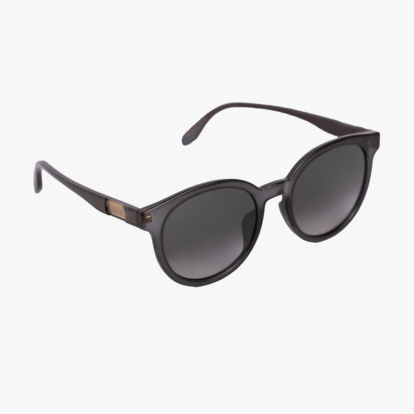 GUCCI Eyewear - Ladies Grey Round Injection Sunglasses