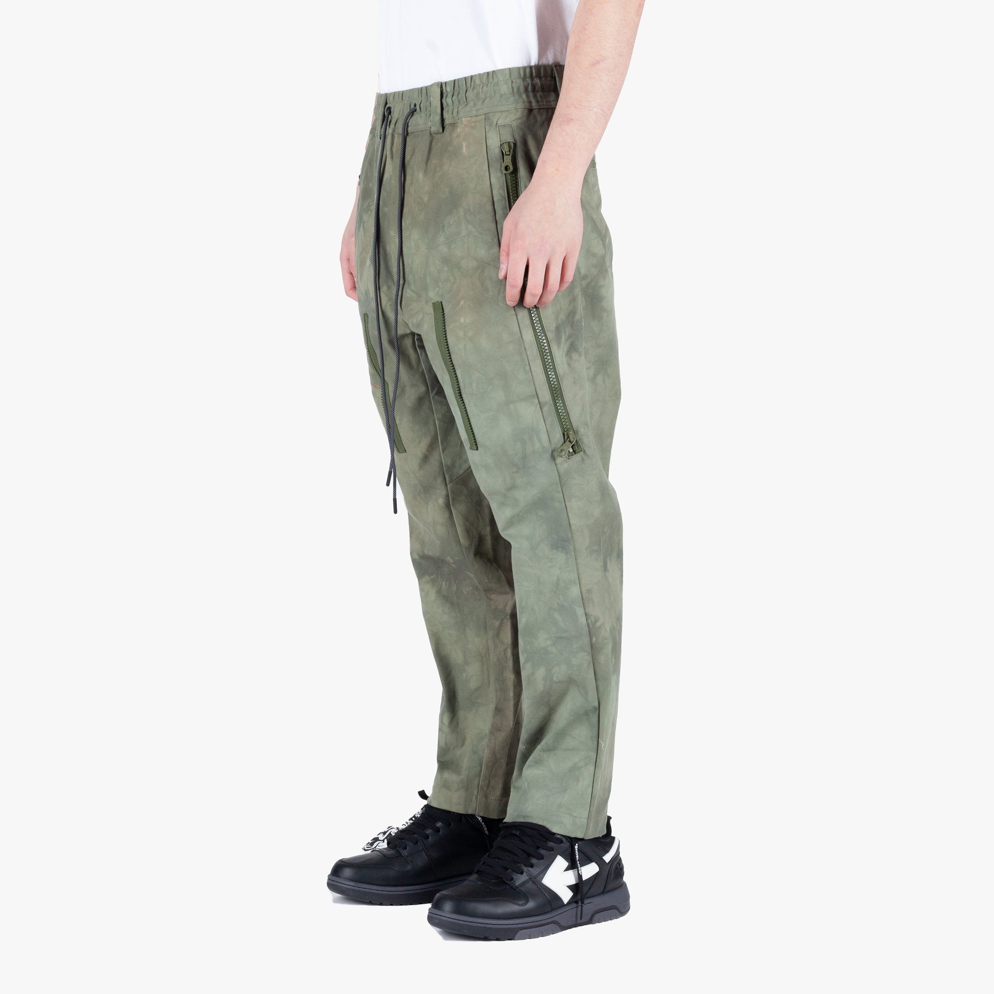 直接管理販売 Rhude Zip Away Cargo Pants カーキ S 超希少 ワーク