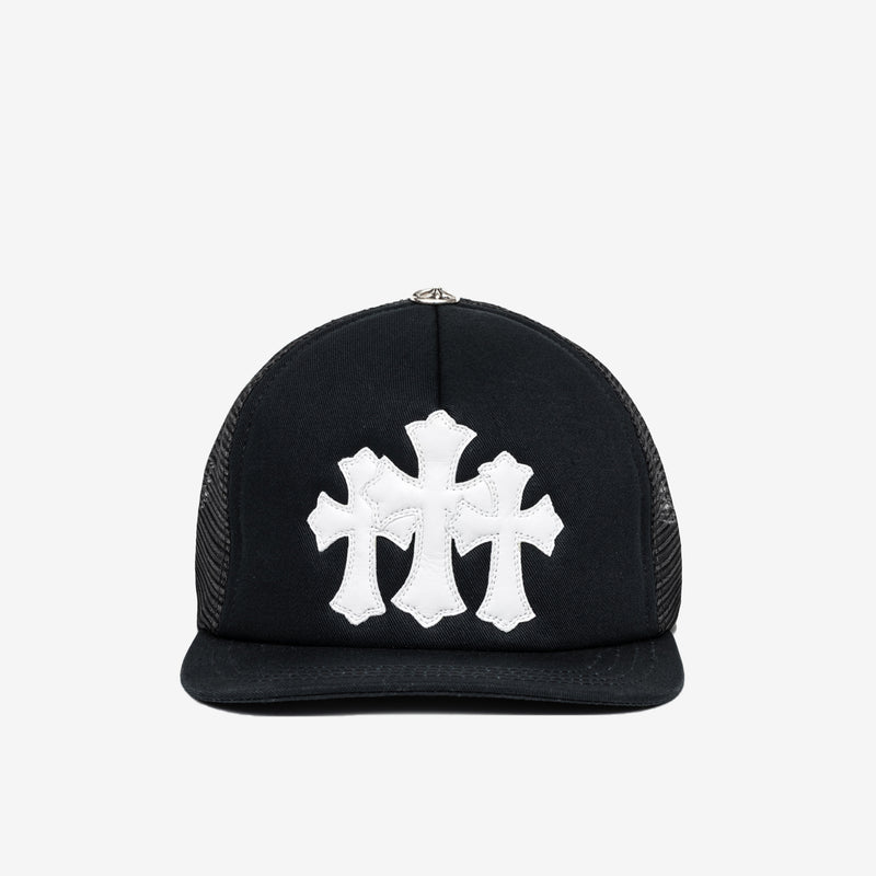 Chrome Hearts CH Patch Black Trucker Cap