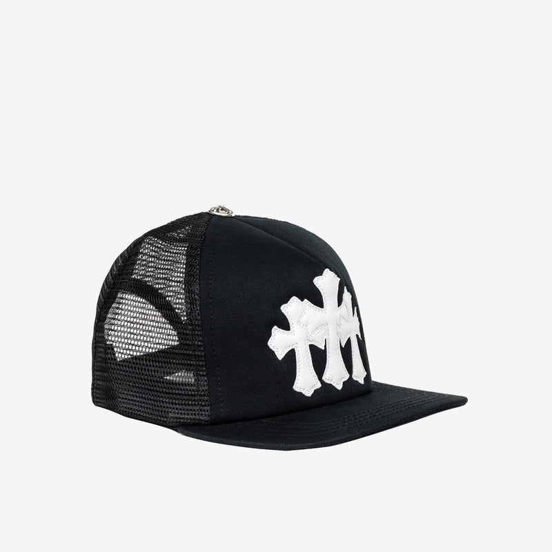 Chrome Hearts CH Patch Black Trucker Cap