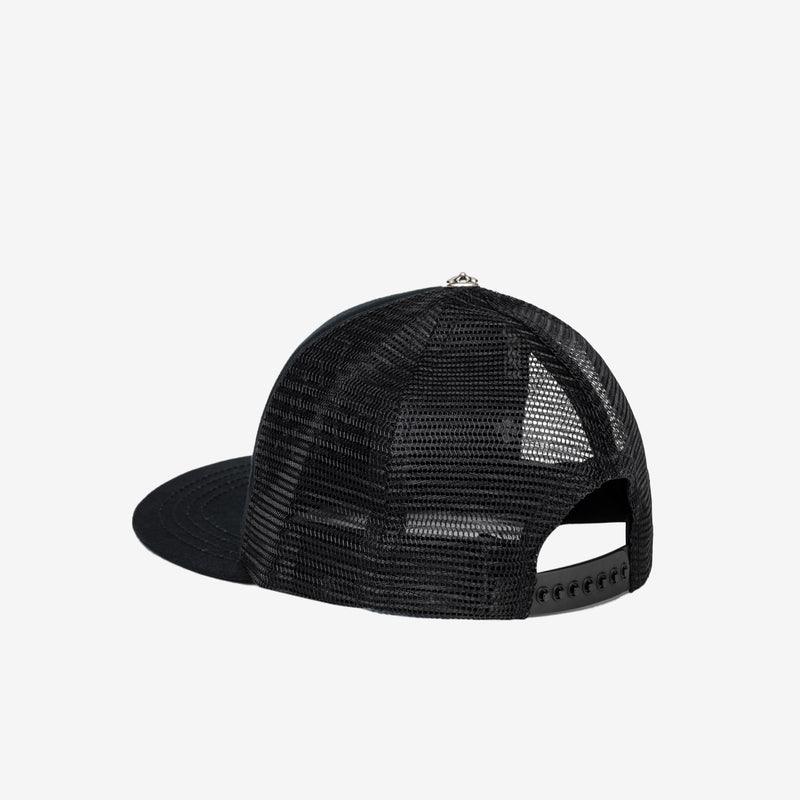 Chrome Hearts CH Patch Black Trucker Cap