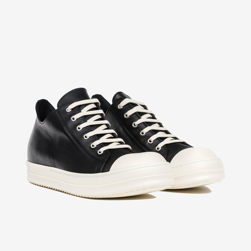 Rick Owens - Ladies Strobe Low-Top Sneakers in Black