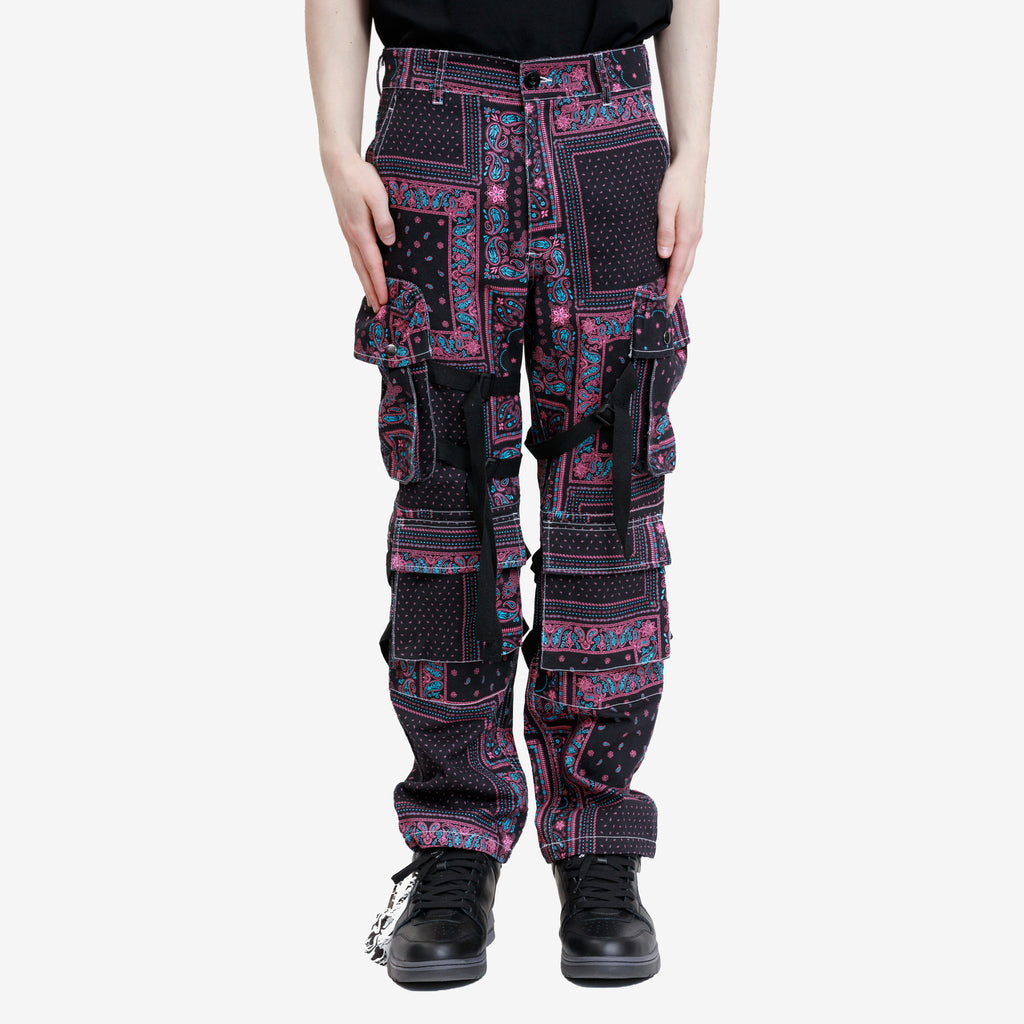 ROGIC - Pink Paisley Bondage Pants