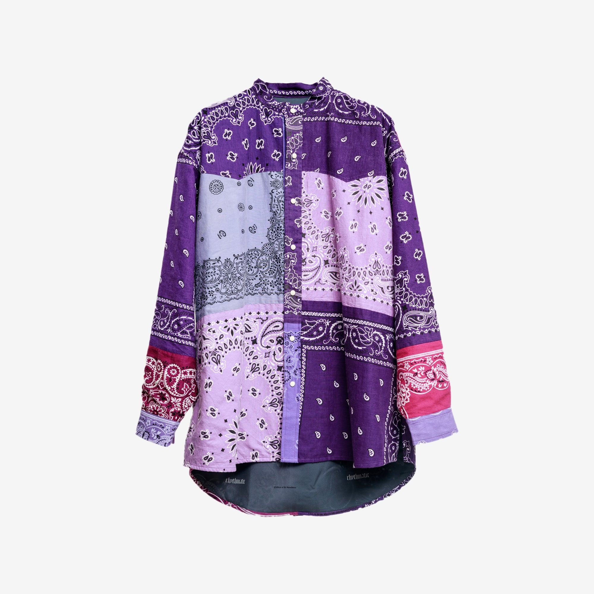 Bandana Patchwork LS Shirt