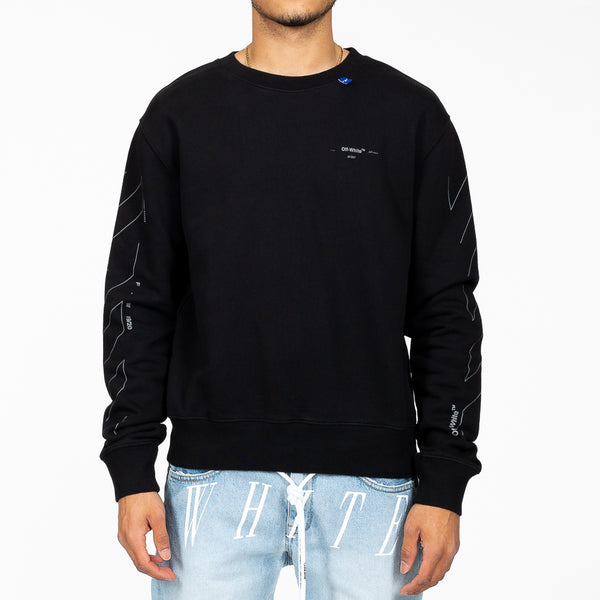 Off-White c/o Virgil Abloh - Unfinished Sweater in Black