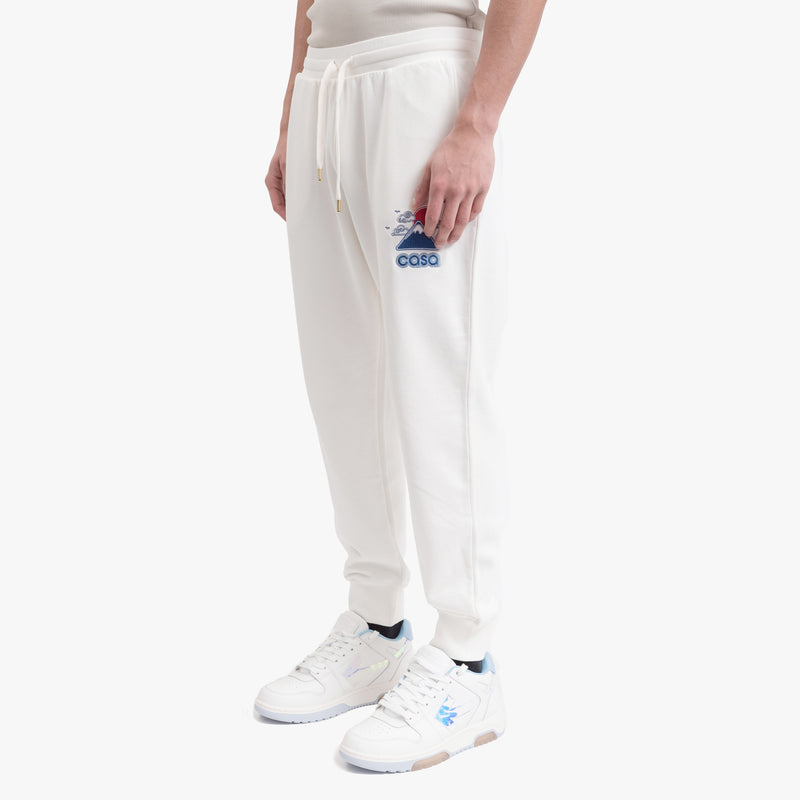 Casablanca - Soleil Levant Sweatpants in Off-White