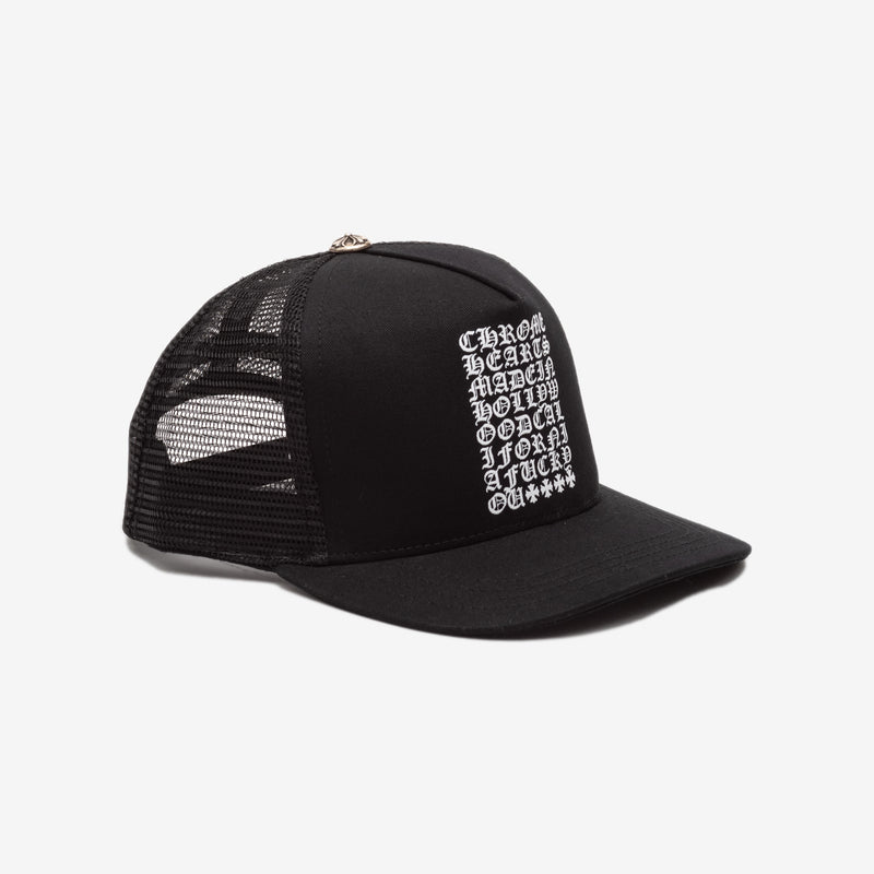 Chrome Hearts - CH Eye Chart Trucker Cap