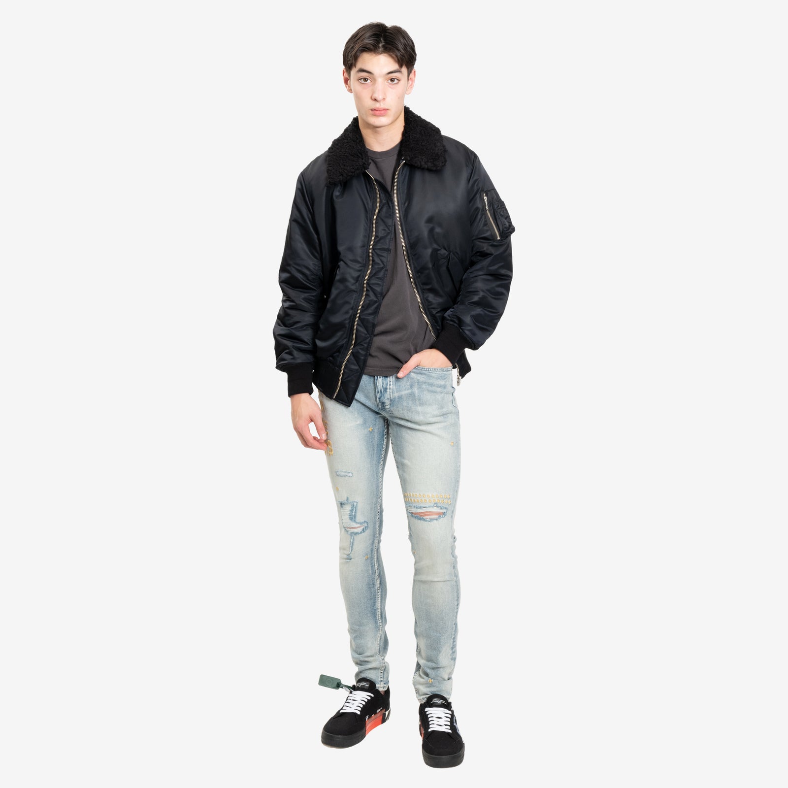 Phenomenon - Cross Flight Jacket in Black