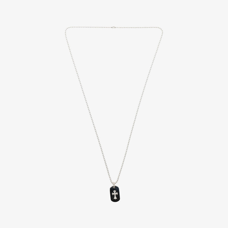 Chrome Hearts - CH Cross Dog Tag Necklace