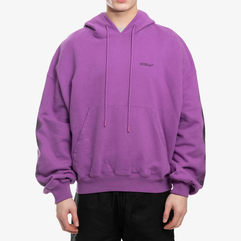 Off-White c/o Virgil Abloh - Jumbo Arrow Boxy Hoody in Orchid