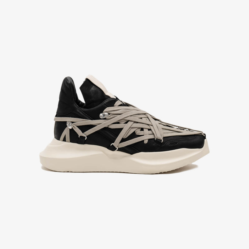 Rick Owens - EDFU Megalaced Runner in Black