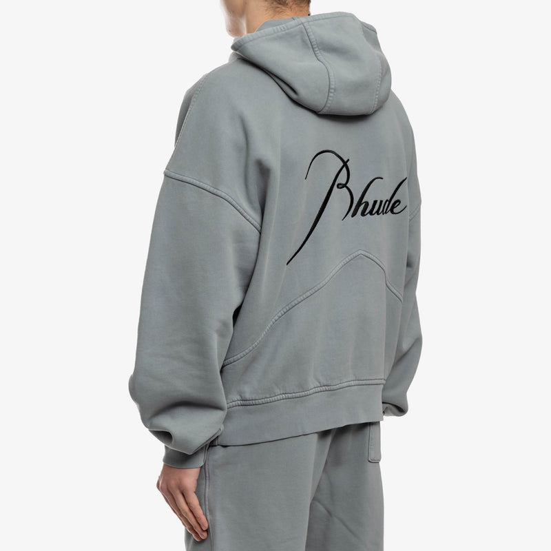 Rhude Full Zip Hoodie S / Sage