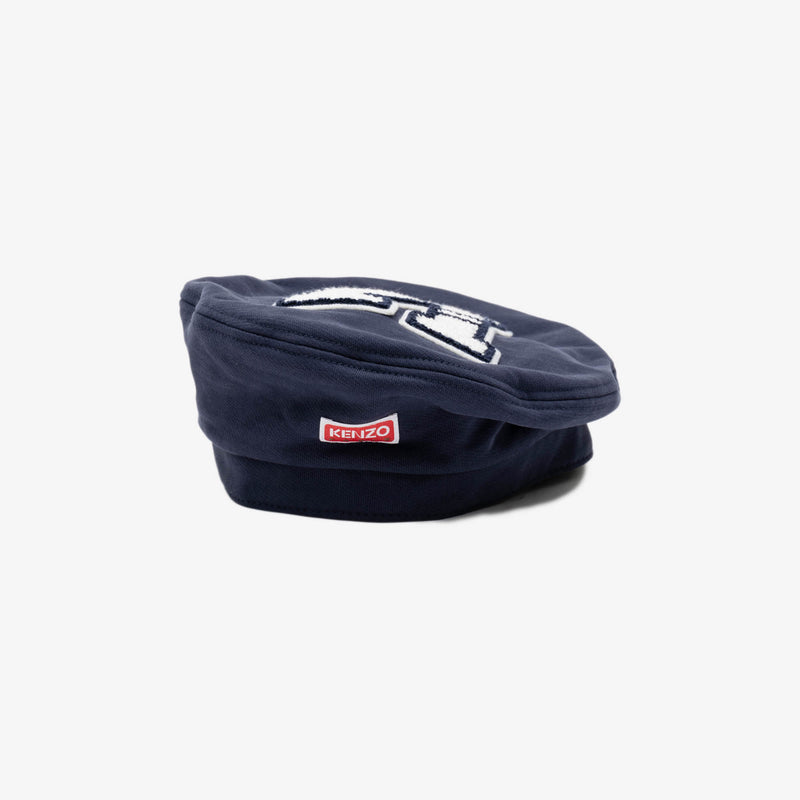 KENZO K Beret in Midnight Blue