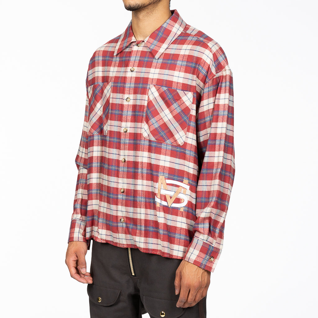 Mindseeker - MS Check Shirt in Red